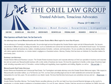 Tablet Screenshot of oriellaw.com